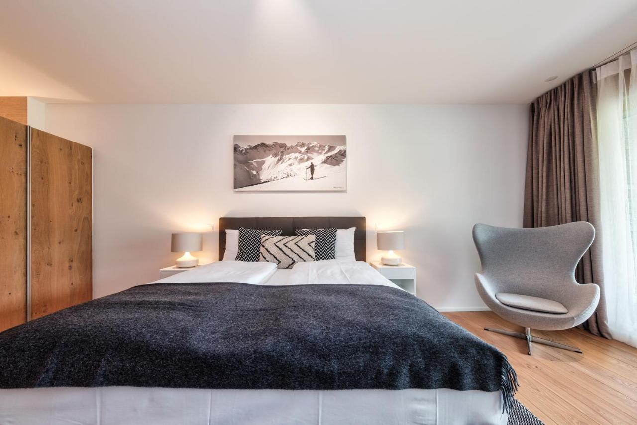Luxury Panorama Apartment With Alpengold Spa Access Davos Exteriör bild