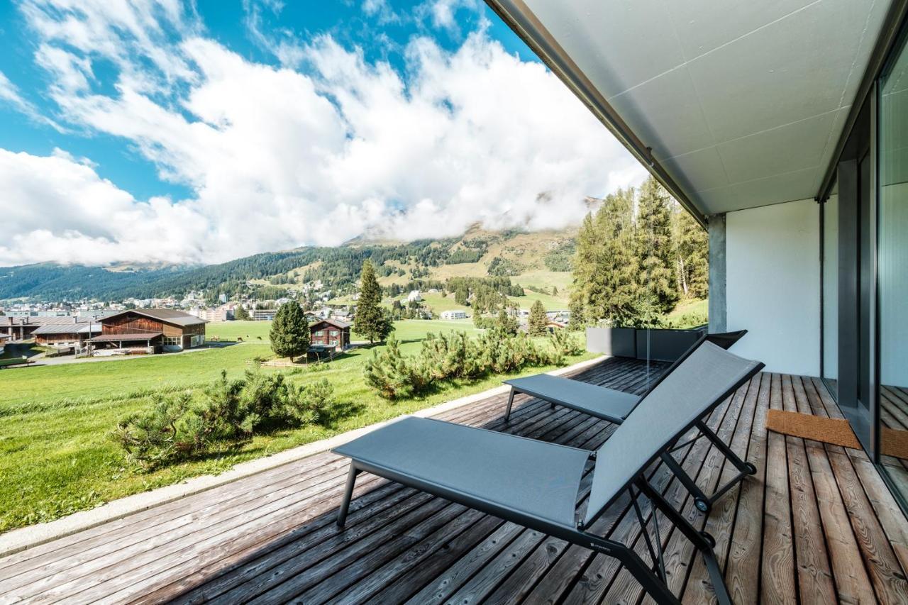 Luxury Panorama Apartment With Alpengold Spa Access Davos Exteriör bild