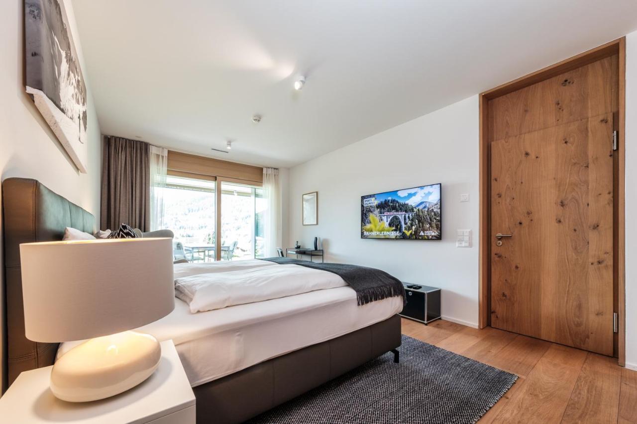 Luxury Panorama Apartment With Alpengold Spa Access Davos Exteriör bild