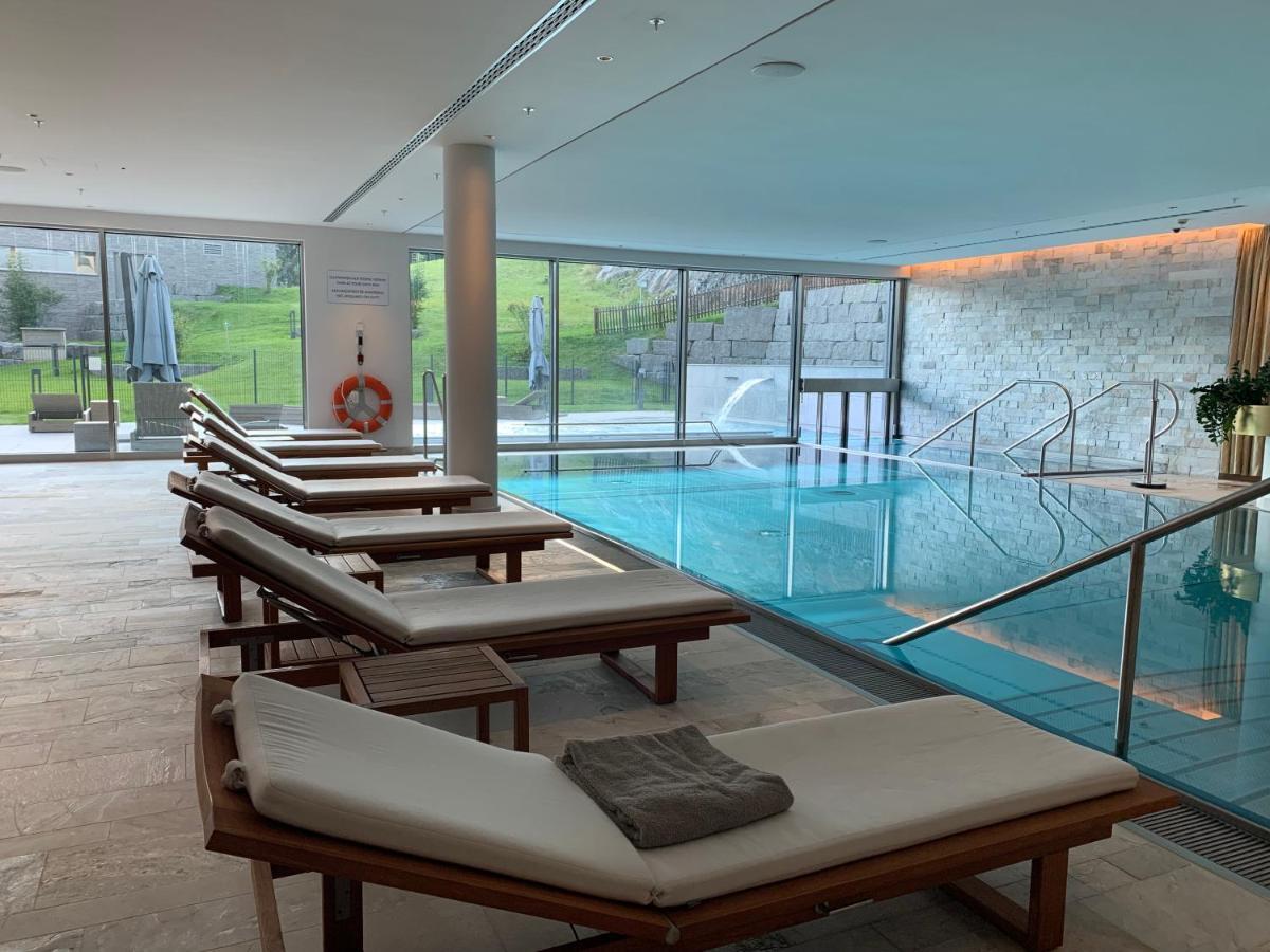 Luxury Panorama Apartment With Alpengold Spa Access Davos Exteriör bild